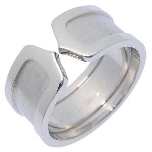 CARTIER C2 Ring B404425 K18 white gold #10.3(US Size) 13.3g mens